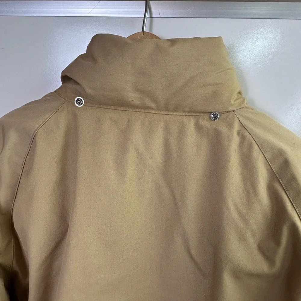 Vintage 70s 80s The North Face Down Parka Jacket XL Made in USA Tan Blue